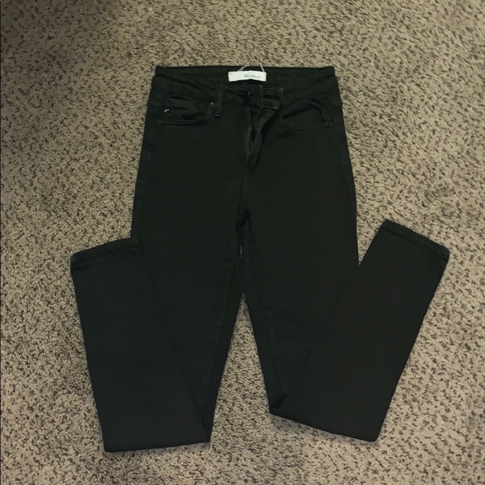 dark green skinny jeans